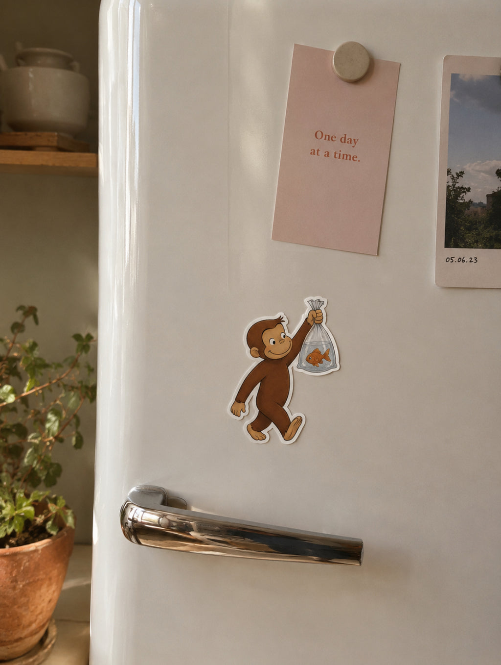 George & Goldie Sticker